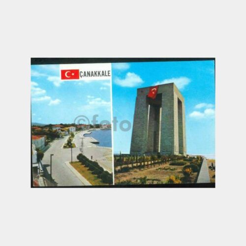 1980 Çanakkale Zafer Anıtı Görünüş Kartpostal