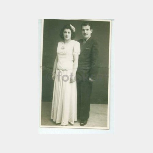 1940 Çanakkale Foto Niyazi Gelin Damat Fotoğraf