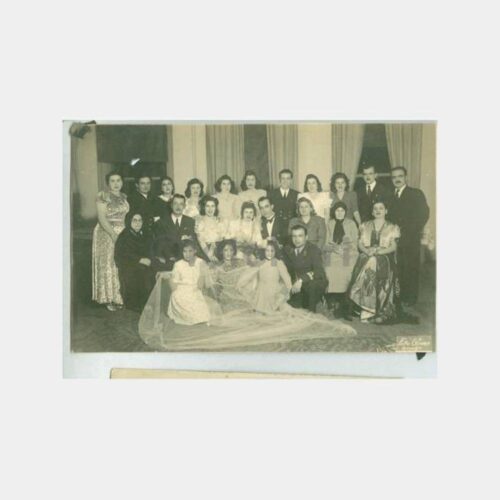 1940 Beyoğlu Foto Güven Gelin Ailesi Fotoğraf