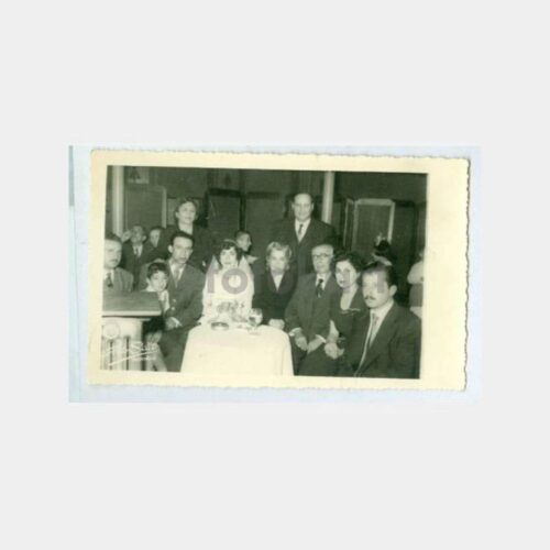 1958 Foto Sait Beyoğlu Gelin Damat Fotoğraf