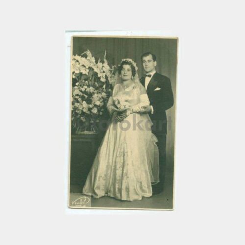 1955 Foto Venüs Kadıköy Gelin Damat Fotoğraf