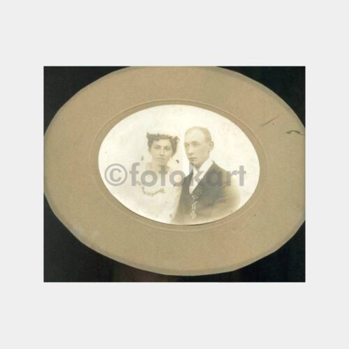 1900 Polonya Zullichau Gelin Damat Fotoğraf