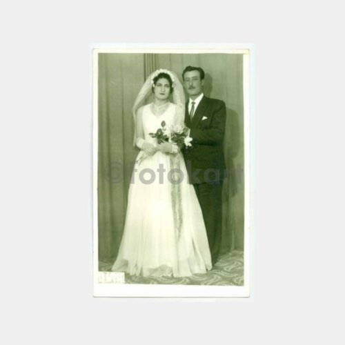 1950 Gelin Damat Konulu Fotoğraf