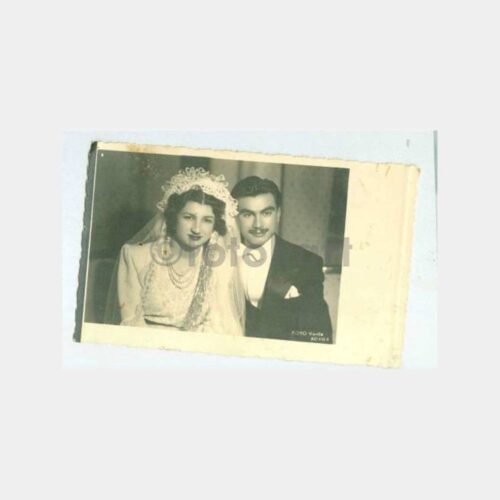 1950 Foto Venüs Adana Gelin Damat Fotoğraf