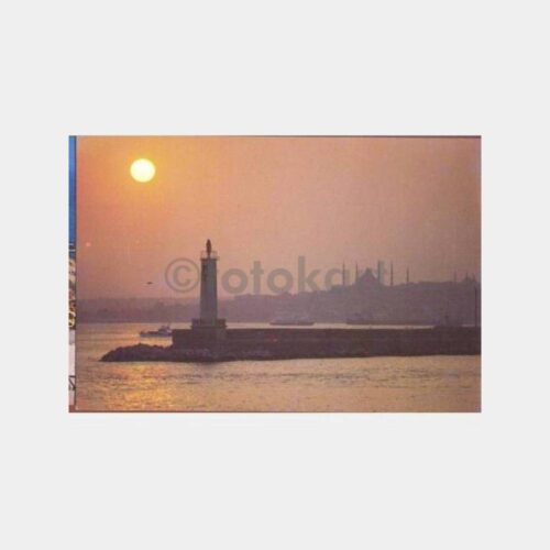 Haydarpaşa Mendirek Görünüş Kartpostal