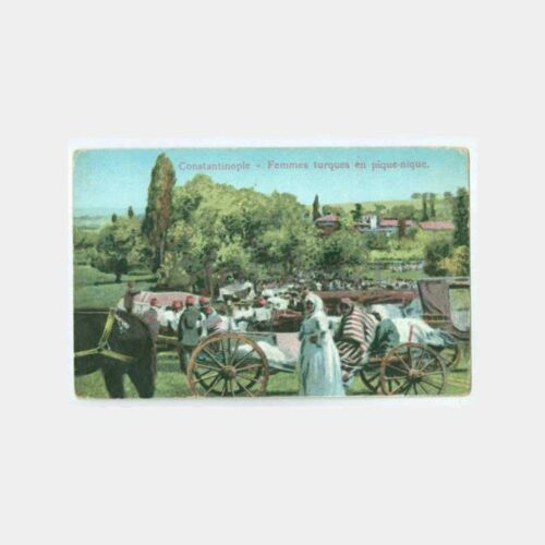 1910 Haydarpaşa Hanımlar Piknikte Kartpostal