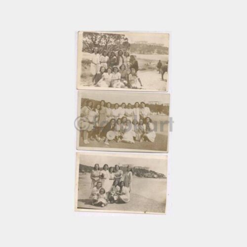 1938 Heybeliada Kadınlar Gezi 3 Adet Fotoğraf