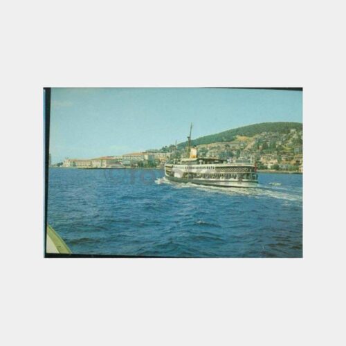 1968 Heybeliada Vapur Görünüş Kartpostal