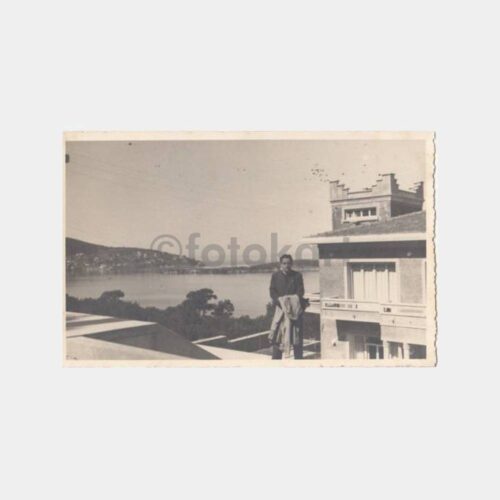 1944 Heybeliada Tarihi Köşk Balkonu Bay Fotoğraf