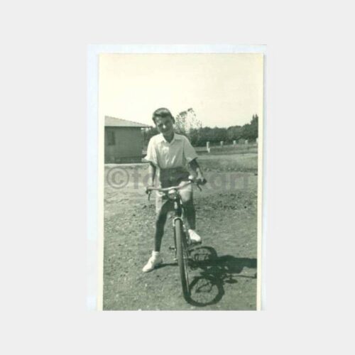 1950 Kadıköy Bisikletli Genç Fotoğraf
