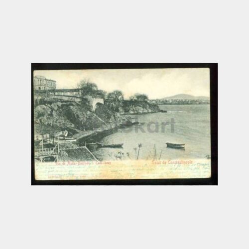 1902 Kadıköy Moda Burnu Görünüş Kartpostal