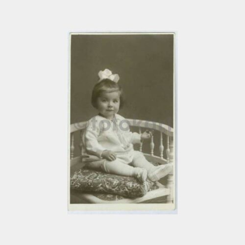1932 Kadıköy Foto Servanis Kız Çocuk Fotoğraf