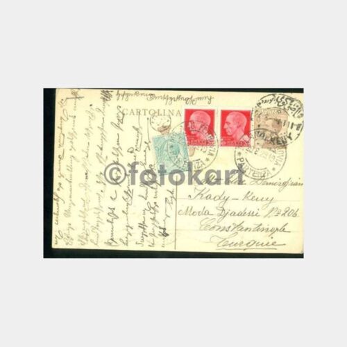 1929 İtalya Posta Kartı - Moda Cad Kadıköy Varış