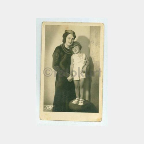 1936 Kadıköy Foto Suat Anne Kız Fotoğraf