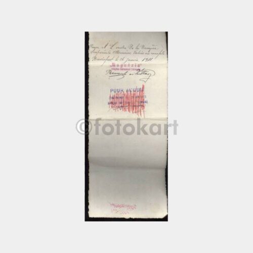 1911 Galip Paşa İmzalı Osmanlı Borç Senedi - Görsel 2