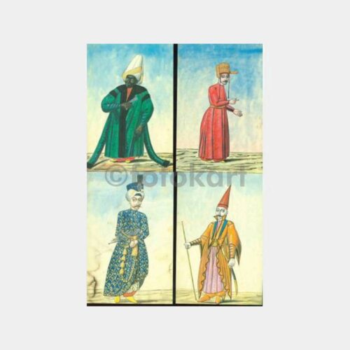 Osmanlı Kostümleri Kartpostal Serisi (11 Adet)