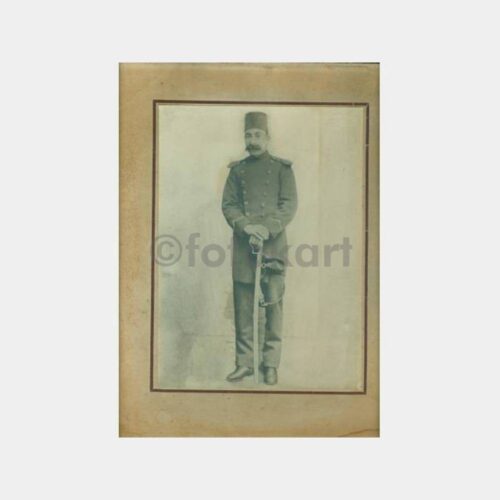 1910 Kılıçlı Osmanlı Paşa Görünüş Fotoğraf