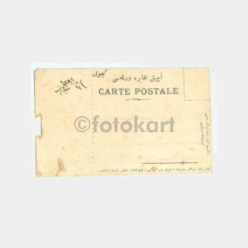 1913 Asar-ı Tevfik Osmanlı Savaş Gemisi Kartpostal - Görsel 2