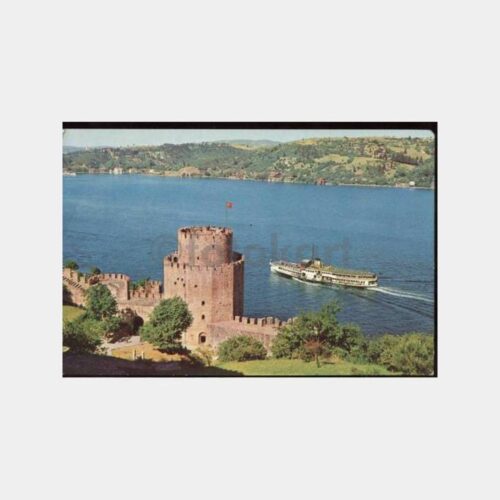 Boğaziçi Rumelihisarı Vapur Görünüş Kartpostal