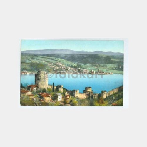 1910 Boğaziçi Rumelihisarı Görünüş Kartpostal