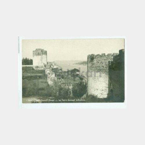 1921 Boğaziçi Rumelihisarı Görünüş Editör MJC Kartpostal