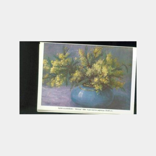 1984 Ressam Naim Uludoğan Sergi Davetiyesi