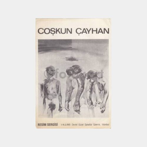 1983 Ressam Coşkun Çayhan Sergi Davetiyesi
