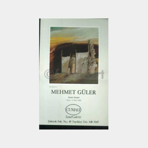 1986 Ressam Mehmet Güler Sergi Davetiyesi
