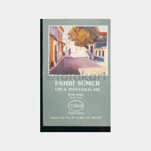 1986 Ressam Fahri Sümer -Urla İzmir- Sergi Davetiyesi