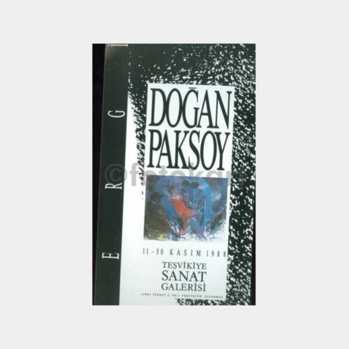 1988 Ressam Doğan Paksoy Sergi Daveti