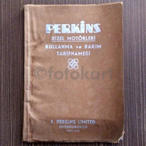 Perkins Dizel Motörleri - Kullanım ve Bakım Tarifnamesi, 1950