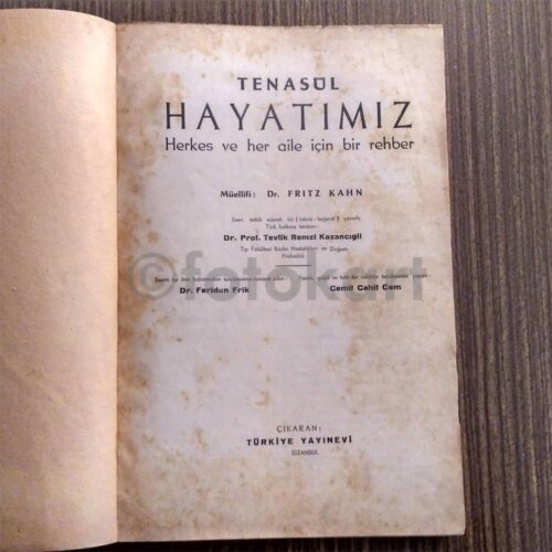 Tenasül Hayatımız - Dr. Fritz Kahn