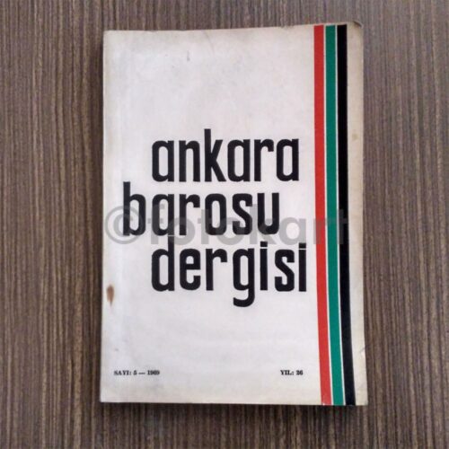 Ankara Barosu Dergisi, 1969 Sayı: 5