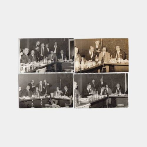 1967 Bankacılar Yemeği Toplantı 8 Adet Fotoğraf - Görsel 2
