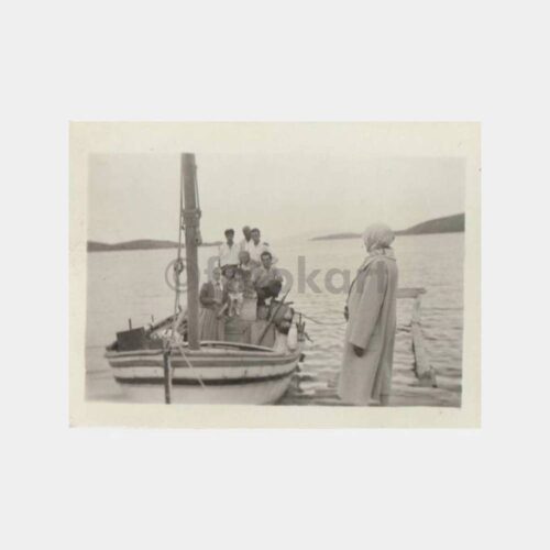 1965 Bodrum Bardakçı Koyu İskele Motor Fotoğraf