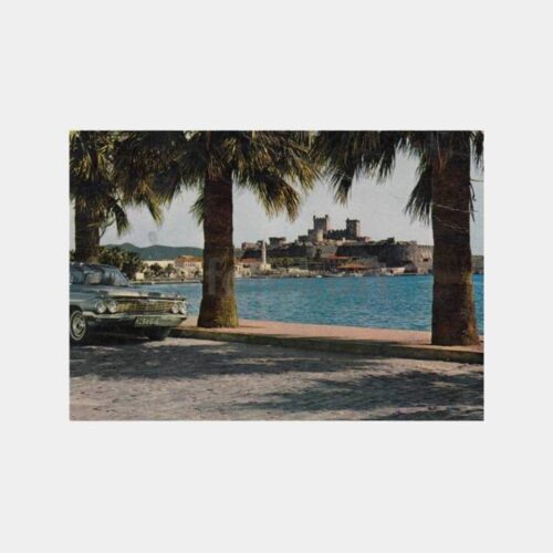 1974 Bodrum Posta Damgalı Kartpostal