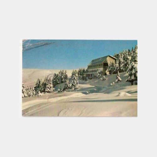 1964 Bursa Uludağ Kayak Evi - Doğan Kardeş Kartpostal