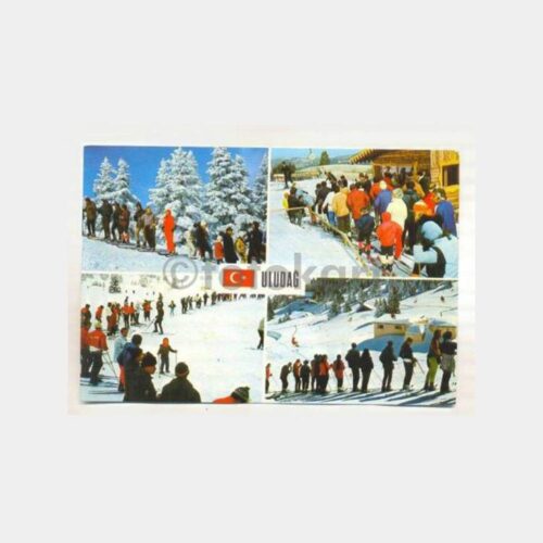 Bursa Uludağ Kayakçılar 4 Görünüş Kartpostal
