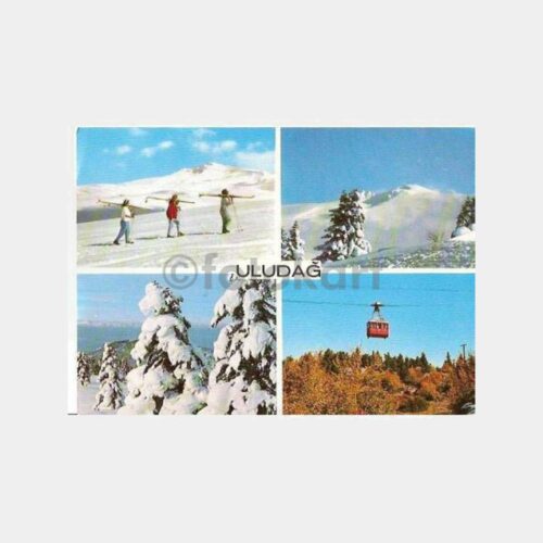 Bursa Uludağ Değişik Görünüşler Kartpostal