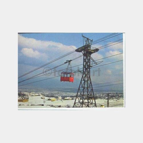 1975 Bursa Uludağ Teleferik Kartpostal