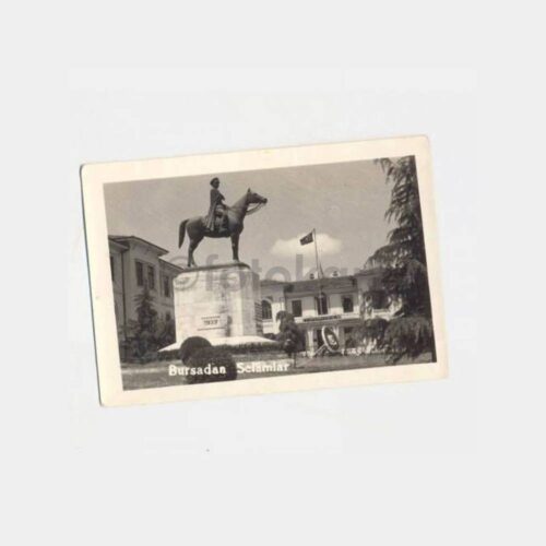 Bursa Atatürk Anıtı Küçük Tebrik Fotokart