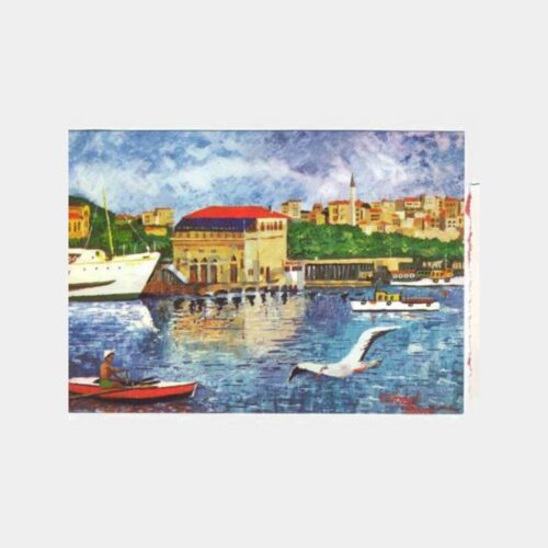 Kadıköy İskelesi Tablo Kartpostal
