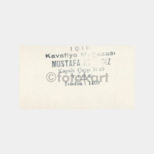 1964 Mustafa Ayyıldız - Tire Kavaf Kartvizit