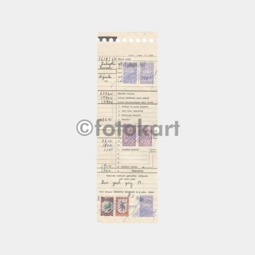 1967 Osmanlı Bankası Maaş Bordrosu