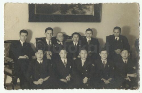 1929 Polonya Krakov - Litvanya Vilnius Öğrenci Fotoğrafları - Görsel 16