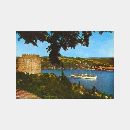 İstanbul Rumelihisarı ve Boğaz Kartpostal