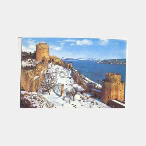 Kar Altında Rumelihisarı Görünüş Kartpostal