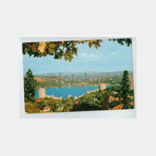 1963 Rumelihisarı Şişli Posta Damga Kartpostal