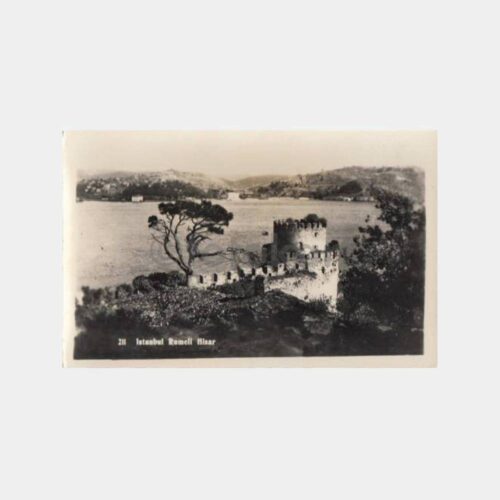 1940 Boğaziçi Rumelihisarı Görünüş Kartpostal
