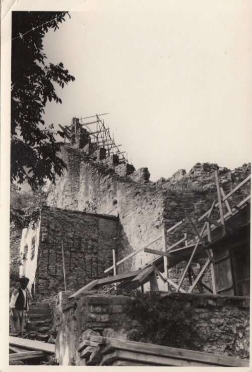 1970 İstanbul Rumelihisar Onarımı 6 Adet Fotoğraf - Görsel 3